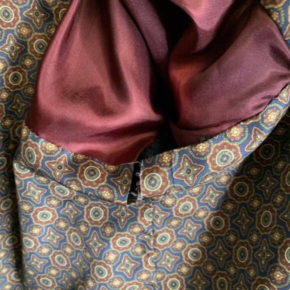 Vintage Navy Blue Wool Top Coat Dress Coat Sz Medium Union Made - Picture 11 of 14